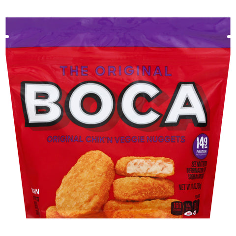 Boca Original Chick'n Veggie Nuggets, 10 ounce -- 12 per case