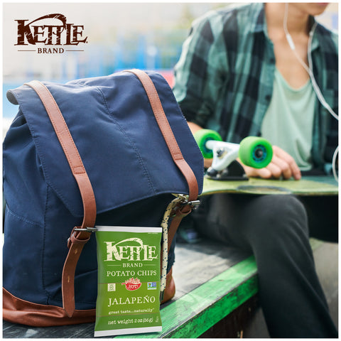 Kettle Jalapeno Potato Chips - 2 oz. bag, 6 per case