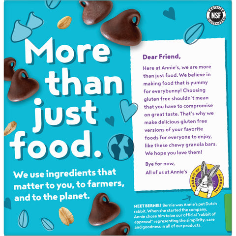 Annie's® GRANOLA BAR CHEWY DOUBLE CHOCOLATE CHIP GLUTEN FREE