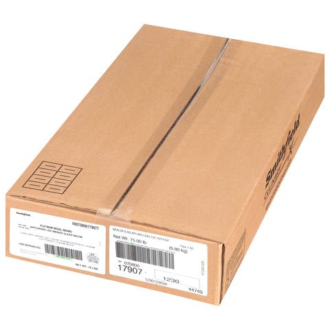 Smithfield (SF) BACON 10/14 CT LAYFLAT APPLEWOOD LOG SMOKED