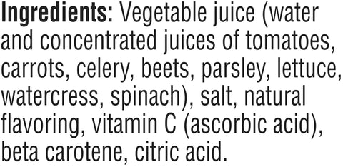 Juice Vegetable 100% Can