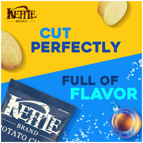 Kettle Sea Salt and Vinegar Potato Chips - 5 oz. bag, 15 per case