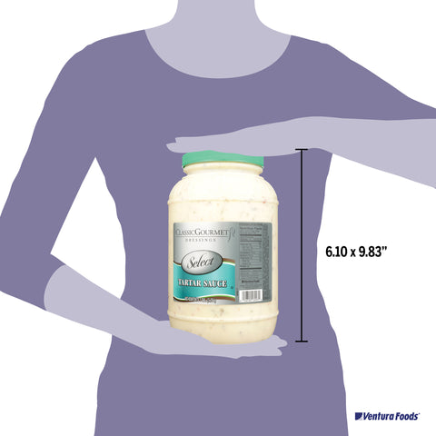 Ventura Foods Classic Gourmet Select Tartar Sauce, 4 Gallon.