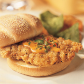 Chicken Breast Fritter Breaded Homestyle Pepper 4 Oz 1677-0928