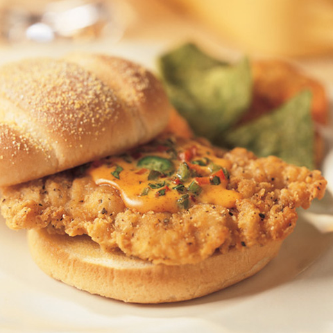 Chicken Breast Fritter Breaded Homestyle Pepper 4 Oz 1677-0928