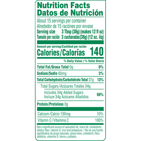 Tang Orange Drink Mix, 20 Ounce -- 12 per case.