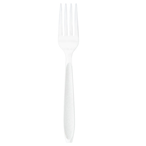 Solo® Impress™ FORK PLASTIC HEAVY WEIGHT WHITE PS