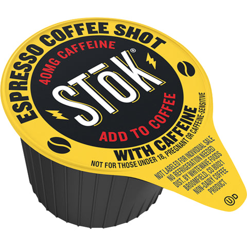 Drink Caffeinated Black Coffee Shot
