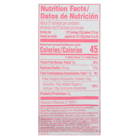 Twist DRINK MIX LEMONADE PINK PRE-SWEETENED 2 GAL YIELD