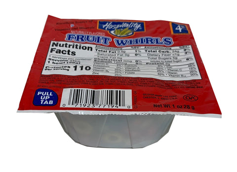 Hospitality CEREAL FRUIT WHIRLS BOWL PACK