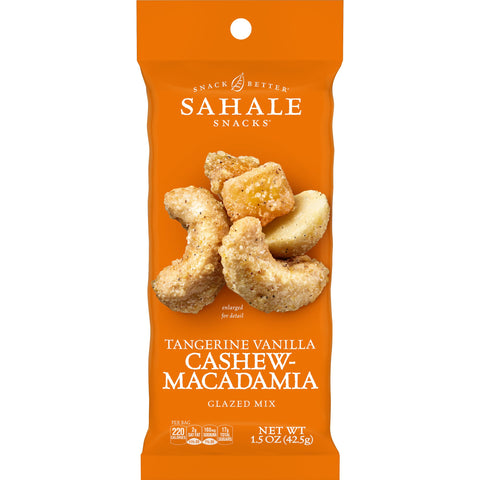 Sahale Tangerine Vanilla Cashew Macadamia Glazed Mix, 1.5 Ounce -- 108 per case.