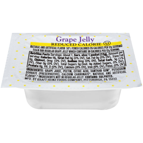 Jelly Assorted Reduced Calorie Single Serve Cup 0090720/78000443