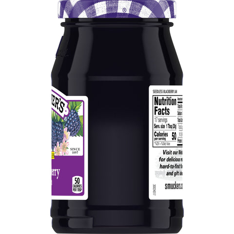 Smucker's® JAM BLACKBERRY SEEDLESS GLASS JAR