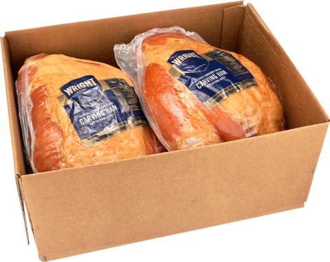 Wright® Brand HAM FLAT CARVING NATURAL JUICE GLUTEN-FREE 10243250616