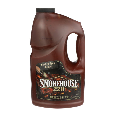 Smokehouse Smoked Black Pepper Barbecue Sauce Jug, 1 gallon -- 2 per case