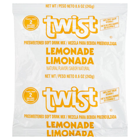 Drink Mix Lemonade White Pre-sweetened