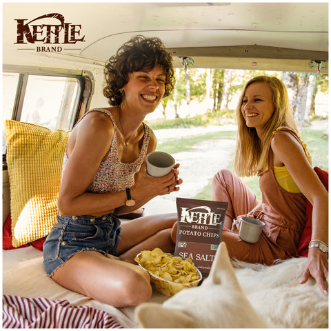 Kettle Brand Lightly Salted Potato Chips - 9 oz. bag, 12 per case
