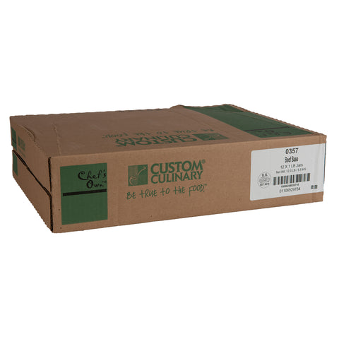 Custom Culinary® Select Beef Base, No MSG Added 12 x 1 lb.