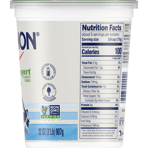 Yogurt Plain All Natural Low Fat