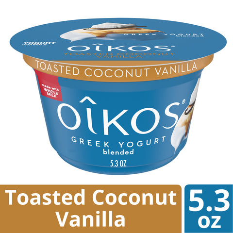 Yogurt Greek Toasted Coconut Vanilla Non Fat