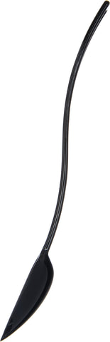 Spoon Serving Solid Plastic Black 10