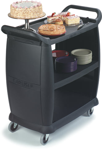 Cart Small Bussing & Transport Black 18x36.25x38 300 Lb Capacity