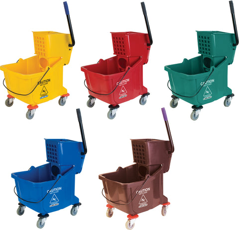 Mop Bucket Wringer Combo Yellow 26 Ct
