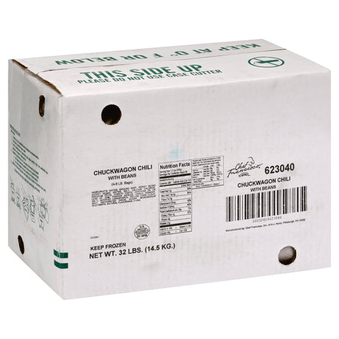 Chef Francisco Chuckwagon Chili with Beans, 8 Pound -- 4 per case