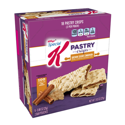 Kellogg's® CEREAL BAR SPECIAL K PASTRY CRISP BROWN SUGAR CINNAMON