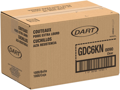 Knife Plastic Extra Heavy Weight Clear Ps