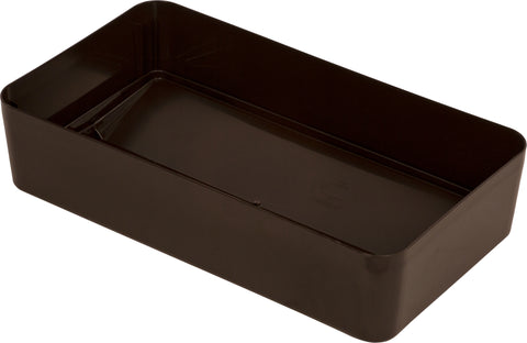 Carlisle CONTAINER WASTE TRIMLINE™ RECTANGLE SWING TOP DARK BROWN 15&23 GAL