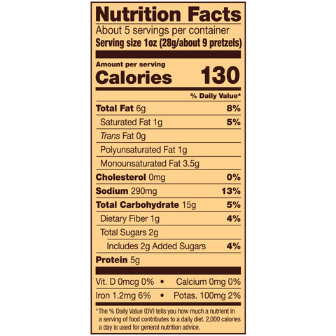 Synders of Hanover Peanut Butter Fill Pretzel Pieces, 5 Ounce -- 8 per case