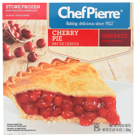 Pie Cherry Fruit Traditional Unbaked 10