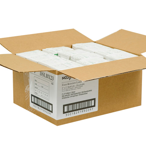 DateIt™ LABEL SHELF LIFE DISSOLVING RECTANGLE 2X3