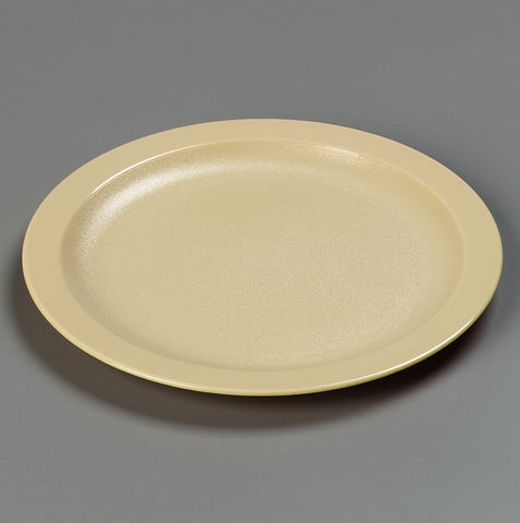 Plate Narrow Rim Polycarbonate Tan 9