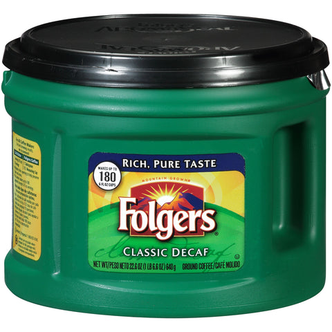 Folgers® COFFEE GROUND CLASSIC ROAST DECAF