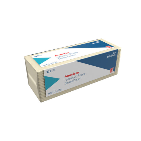 Schreiber CHEESE AMERICAN WHITE SLICED 120 CT