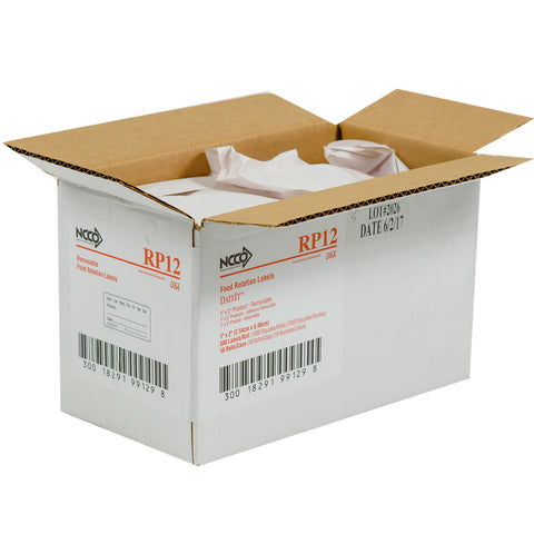 National Checking LABEL PRODUCT REMOVEABLE 1X2