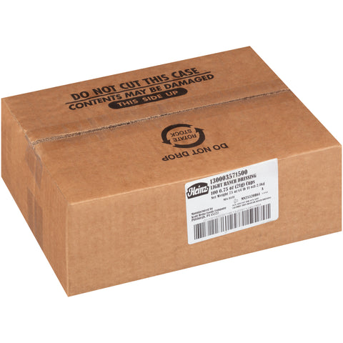 Heinz Light Ranch Dressing, 0.75 Ounce -- 100 per case.