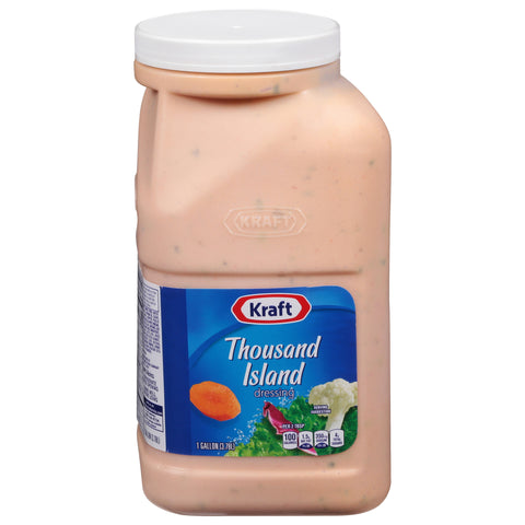 Kraft Dressing Thousand Island Pourable, 1 Gallon -- 4 Case