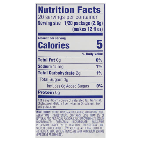 Drink Mix Fruit Punch Sugar-free 2-gal