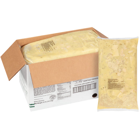 Quality Chef Natural Chicken Dumpling, 8 Pound -- 4 per case
