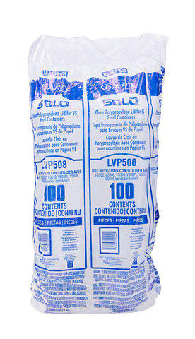Solo® LID SOUP PLASTIC VENTED 6 OZ & 8 OZ