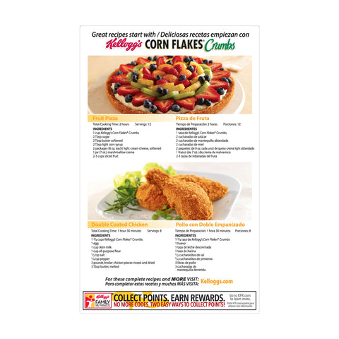 Kelloggs Corn Flakes Crumbs, 21 Ounce -- 12 per case