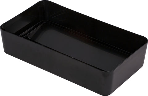 Carlisle LID CONTAINER WASTE TRIMLINE™ RECTANGLE SWING TOP BLACK 15 AND 23 GAL