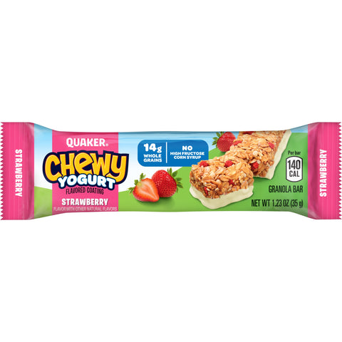 Quaker Chewy GRANOLA BAR YOGURT STRAWBERRY CHEWY