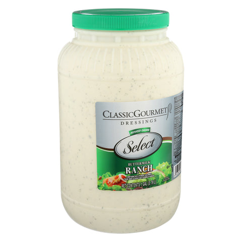 Ventura Foods Classic Gourmet Select Buttermilk Ranch Dressing, 1 Gallon -- 4 per case