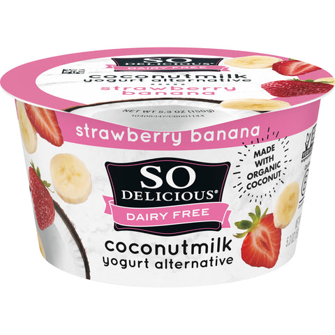 Yogurt Coconut Strawberry Banana Dairy Free Cultured Organic