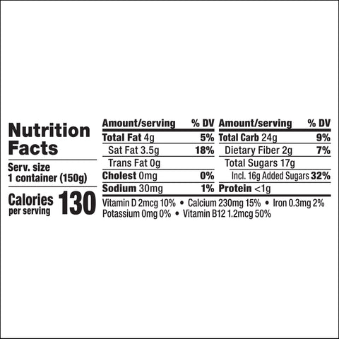 Yogurt Coconut Strawberry Banana Dairy Free Cultured Organic