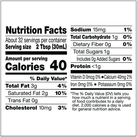 Land O Lakes Traditional Extended Shelf Life Half and Half, 32 ounce -- 12 per case